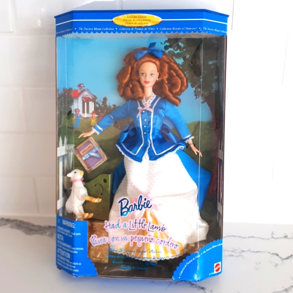 1998 Barbie Mary Had a Little Lamb IN BOX